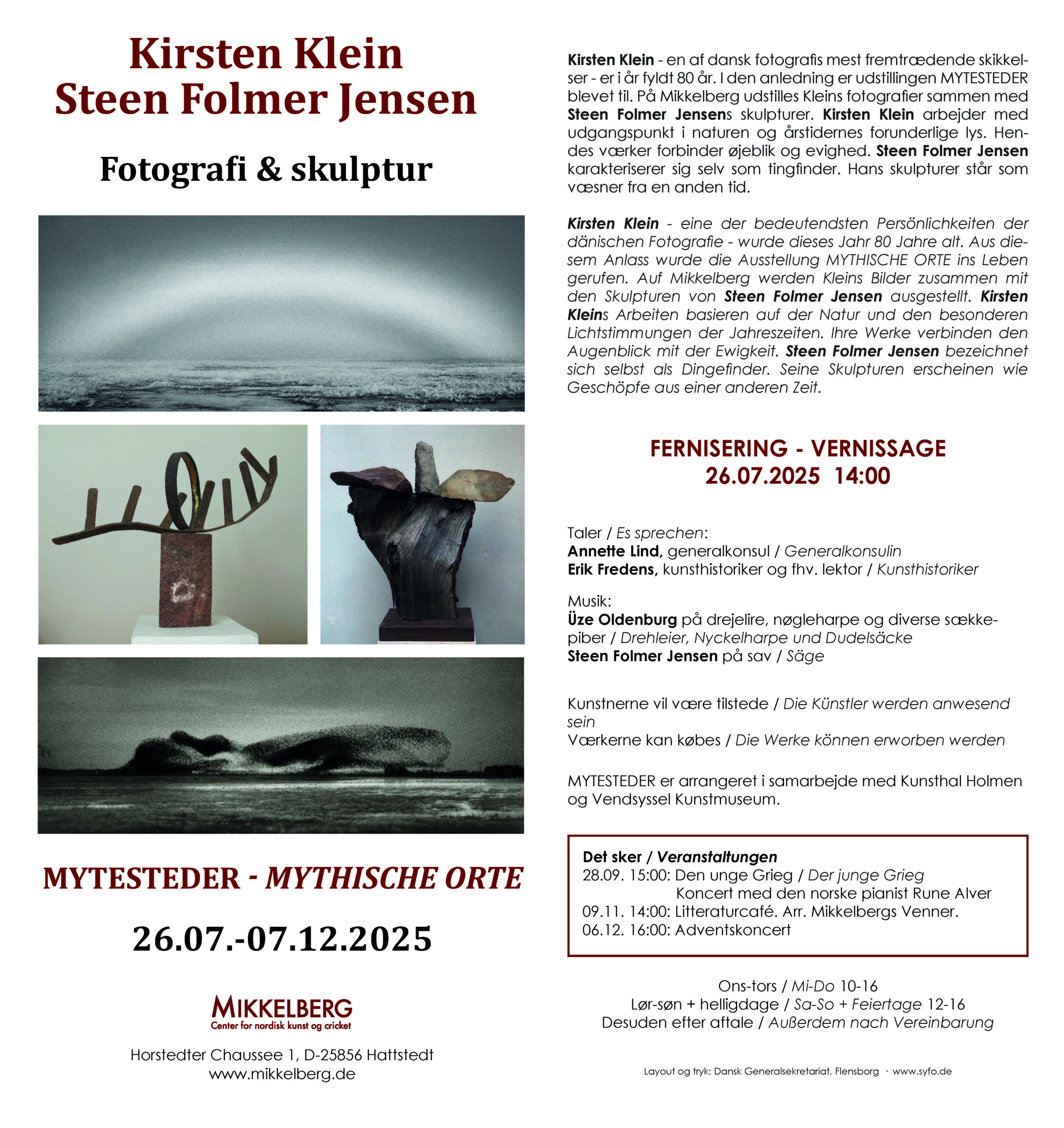flyer - kirsten klein og steen folmer jensen - NY